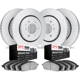 Purchase Top-Quality DYNAMIC FRICTION COMPANY - 4504-46011 - Front and Rear Disc Brake Kit pa1