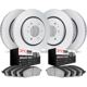 Purchase Top-Quality DYNAMIC FRICTION COMPANY - 4504-54065 - Front & Ensembre de disques de frein arrière pa1
