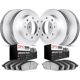 Purchase Top-Quality DYNAMIC FRICTION COMPANY - 4504-54071 - Rear Disc Brake Kit pa1