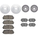 Purchase Top-Quality DYNAMIC FRICTION COMPANY - 4504-73075 - Rear Disc Brake Kit pa2