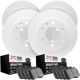 Purchase Top-Quality DYNAMIC FRICTION COMPANY - 4504-93001 - Front and Rear Disc Brake Kit pa1