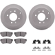 Purchase Top-Quality DYNAMIC FRICTION COMPANY - 4512-03099 - Rear Disc Brake Kit pa4