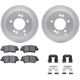 Purchase Top-Quality DYNAMIC FRICTION COMPANY - 4512-03101 - Rear Disc Brake Kit pa1