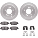 Purchase Top-Quality DYNAMIC FRICTION COMPANY - 4512-03101 - Rear Disc Brake Kit pa5