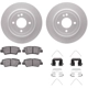 Purchase Top-Quality DYNAMIC FRICTION COMPANY - 4512-03162 - Rear Disc Brake Kit pa3