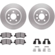 Purchase Top-Quality DYNAMIC FRICTION COMPANY - 4512-11059 - Rear Disc Brake Kit pa5