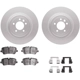 Purchase Top-Quality DYNAMIC FRICTION COMPANY - 4512-11061 - Rear Disc Brake Kit pa2