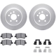 Purchase Top-Quality DYNAMIC FRICTION COMPANY - 4512-11063 - Rear Disc Brake Kit pa1