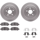 Purchase Top-Quality DYNAMIC FRICTION COMPANY - 4512-13074 - Brake Kit pa4