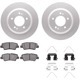 Purchase Top-Quality DYNAMIC FRICTION COMPANY - 4512-21051 - Rear Disc Brake Kit pa2