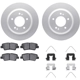 Purchase Top-Quality DYNAMIC FRICTION COMPANY - 4512-21052 - Rear Disc Brake Kit pa1