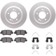 Purchase Top-Quality DYNAMIC FRICTION COMPANY - 4512-21052 - Rear Disc Brake Kit pa2