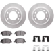 Purchase Top-Quality DYNAMIC FRICTION COMPANY - 4512-21065 - Rear Disc Brake Kit pa3