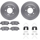 Purchase Top-Quality DYNAMIC FRICTION COMPANY - 4512-21074 - Rear Disc Brake Kit pa1