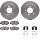 Purchase Top-Quality DYNAMIC FRICTION COMPANY - 4512-21074 - Rear Disc Brake Kit pa4