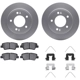 Purchase Top-Quality DYNAMIC FRICTION COMPANY - 4512-21075 - Rear Disc Brake Kit pa1