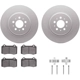 Purchase Top-Quality DYNAMIC FRICTION COMPANY - 4512-27077 - Rear Disc Brake Kit pa3