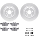 Purchase Top-Quality DYNAMIC FRICTION COMPANY - 4512-27116 - Rear Disc Brake Kit pa1