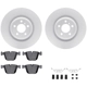 Purchase Top-Quality DYNAMIC FRICTION COMPANY - 4512-31222 - Rear Disc Brake Kit pa1