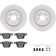 Purchase Top-Quality DYNAMIC FRICTION COMPANY - 4512-31222 - Rear Disc Brake Kit pa4