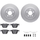 Purchase Top-Quality DYNAMIC FRICTION COMPANY - 4512-31238 - Rear Disc Brake Kit pa1