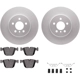 Purchase Top-Quality DYNAMIC FRICTION COMPANY - 4512-31238 - Rear Disc Brake Kit pa3