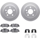 Purchase Top-Quality DYNAMIC FRICTION COMPANY - 4512-32045 - Rear Disc Brake Kit pa1