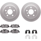 Purchase Top-Quality DYNAMIC FRICTION COMPANY - 4512-32045 - Rear Disc Brake Kit pa5