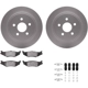 Purchase Top-Quality Rear Disc Brake Kit by DYNAMIC FRICTION COMPANY - 4512-39039 pa2