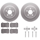 Purchase Top-Quality DYNAMIC FRICTION COMPANY - 4512-39051 - Rear Disc Brake Kit pa2
