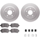 Purchase Top-Quality DYNAMIC FRICTION COMPANY - 4512-40146 - Rear Disc Brake Kit pa3