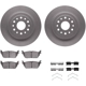 Purchase Top-Quality Rear Disc Brake Kit by DYNAMIC FRICTION COMPANY - 4512-40163 pa2