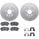 Purchase Top-Quality DYNAMIC FRICTION COMPANY - 4512-45051 - Rear Disc Brake Kit pa1