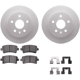 Purchase Top-Quality DYNAMIC FRICTION COMPANY - 4512-45051 - Rear Disc Brake Kit pa3