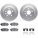 Purchase Top-Quality DYNAMIC FRICTION COMPANY - 4512-45061 - Rear Disc Brake Kit pa1