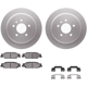 Purchase Top-Quality DYNAMIC FRICTION COMPANY - 4512-46068 - Rear Disc Brake Kit pa3