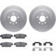 Purchase Top-Quality DYNAMIC FRICTION COMPANY - 4512-46086 - Rear Disc Brake Kit pa1