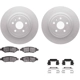 Purchase Top-Quality DYNAMIC FRICTION COMPANY - 4512-46097 - Rear Disc Brake Kit pa4