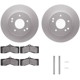 Purchase Top-Quality DYNAMIC FRICTION COMPANY - 4512-47062 - Rear Disc Brake Kit pa2