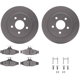 Purchase Top-Quality DYNAMIC FRICTION COMPANY - 4512-47067 - Rear Disc Brake Kit pa4