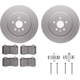 Purchase Top-Quality Rear Disc Brake Kit by DYNAMIC FRICTION COMPANY - 4512-47087 pa1