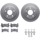 Purchase Top-Quality DYNAMIC FRICTION COMPANY - 4512-48082 - Rear Disc Brake Kit pa2