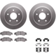 Purchase Top-Quality DYNAMIC FRICTION COMPANY - 4512-48105 - Rear Disc Brake Kit pa5