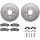 Purchase Top-Quality Rear Disc Brake Kit by DYNAMIC FRICTION COMPANY - 4512-48108 pa2