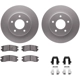 Purchase Top-Quality DYNAMIC FRICTION COMPANY - 4512-52023 - Rear Disc Brake Kit pa4