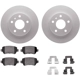 Purchase Top-Quality DYNAMIC FRICTION COMPANY - 4512-53020 - Rear Disc Brake Kit pa5