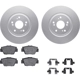 Purchase Top-Quality Rear Disc Brake Kit by DYNAMIC FRICTION COMPANY - 4512-58027 pa1