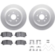 Purchase Top-Quality DYNAMIC FRICTION COMPANY - 4512-58045 - Front & Rear Disc Brake Kit pa1