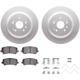 Purchase Top-Quality DYNAMIC FRICTION COMPANY - 4512-58045 - Front & Rear Disc Brake Kit pa2