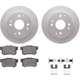Purchase Top-Quality DYNAMIC FRICTION COMPANY - 4512-59119 - Brake Kit pa3